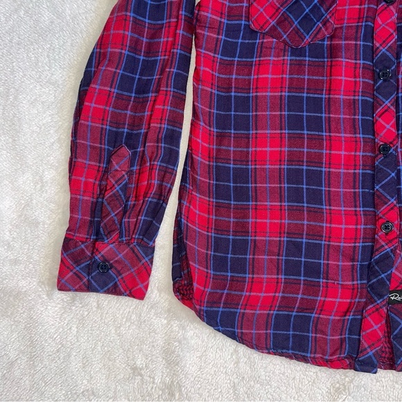 Rails Plaid Button Down Shirt S Minimalist Casual Western - Picture 6 of 8